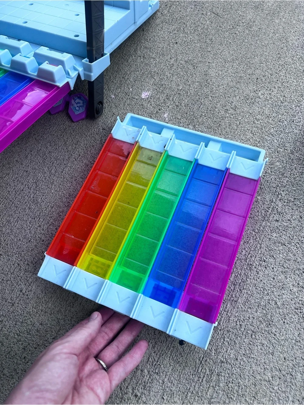 Hot Wheels Mario Kart Rainbow Road Race Track replacement parts